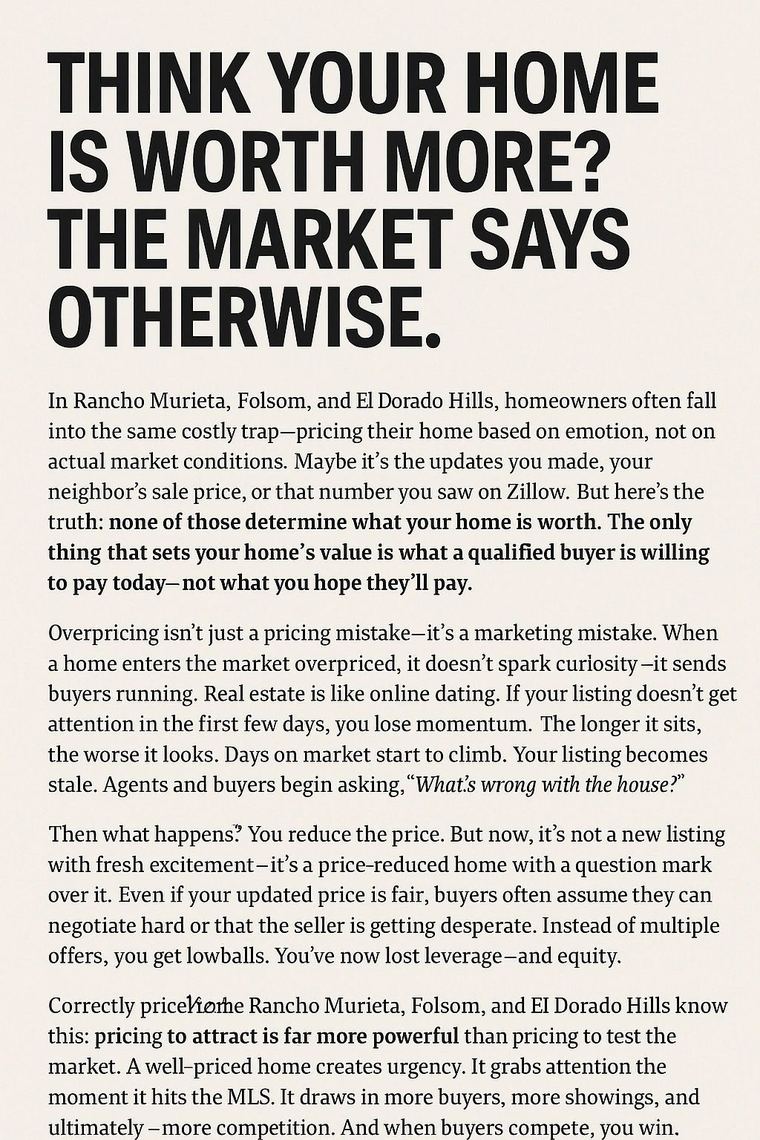 Your Home's Value: What the Market Really Says