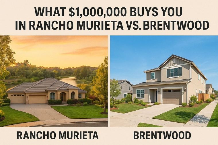 What $1 Million Buys: Rancho Murieta vs. Brentwood
